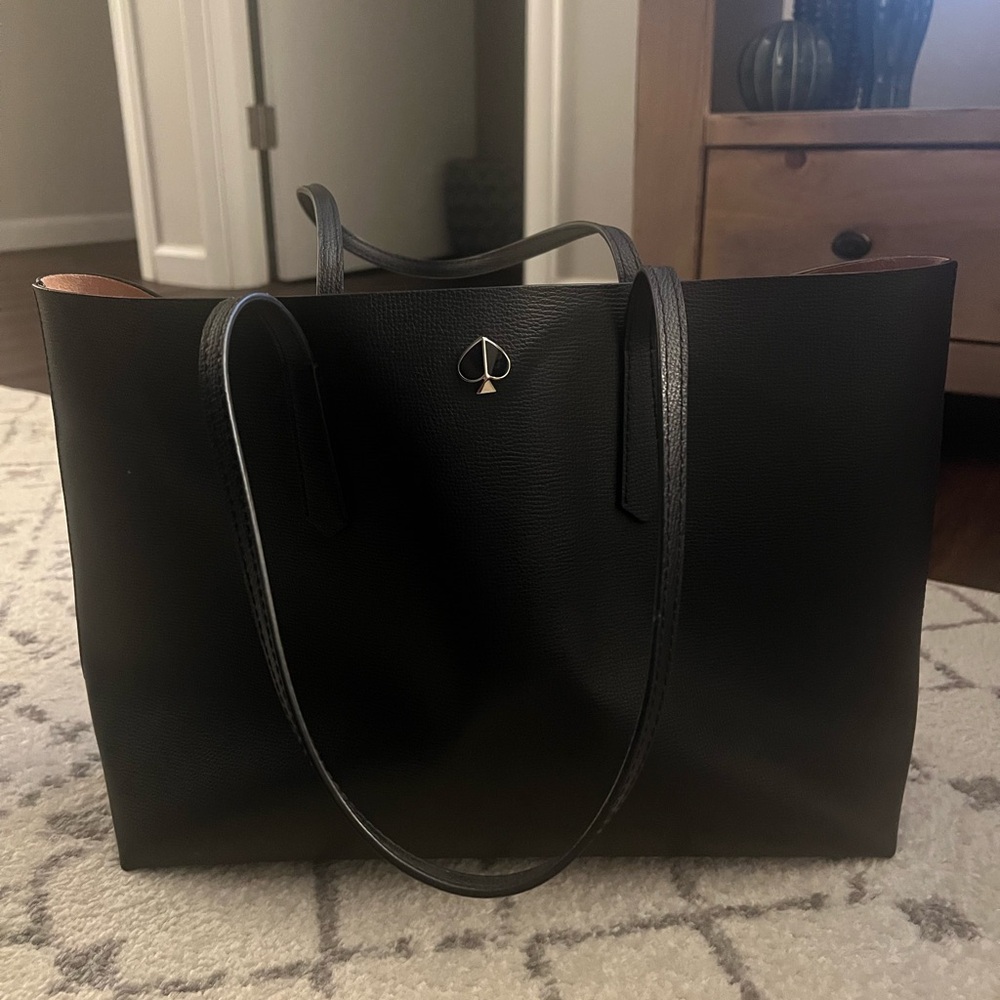 Kate Spade Black Tote with Gold Accent